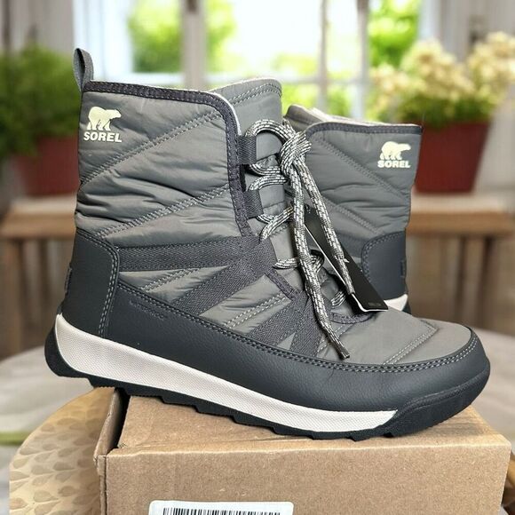 Sorel Whitney II Insulated Short Waterproof Winter Snow Boots Lace Up Women’s 8 - Picture 2 of 16